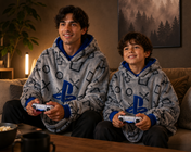 playstation hooded blanket