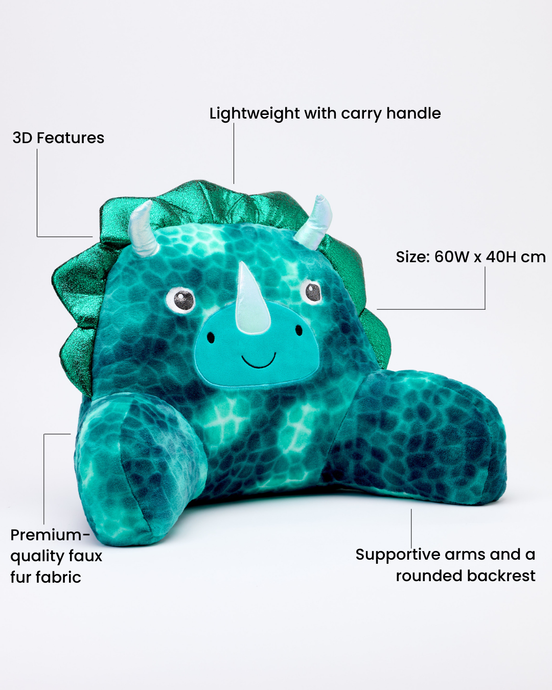 Snuggz Dinosaur Cuddle Cushion