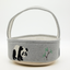 Snuggz Knitted Panda Storage Basket - Small