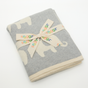 Snuggz Cotton Knitted Elephant Baby Blanket, 80 x 100 cm