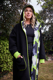 Snuggz Adult Abstract Print Reversible Changing Robe