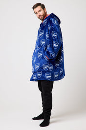 Snuggz Original Adults Arsenal Football Hooded Blanket