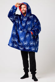 Snuggz Original Adults Arsenal Football Hooded Blanket