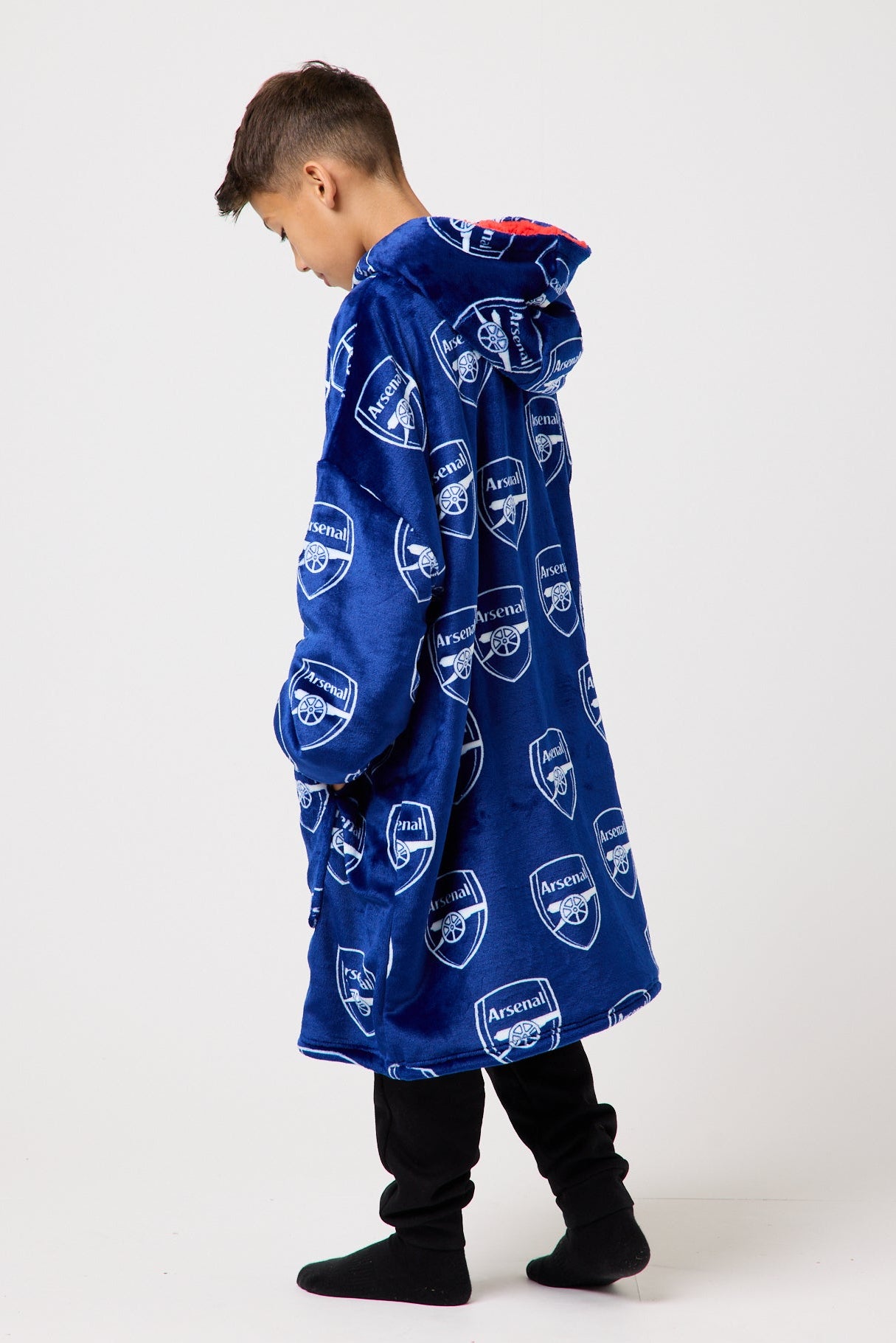 Snuggz Original Adults Arsenal Football Hooded Blanket