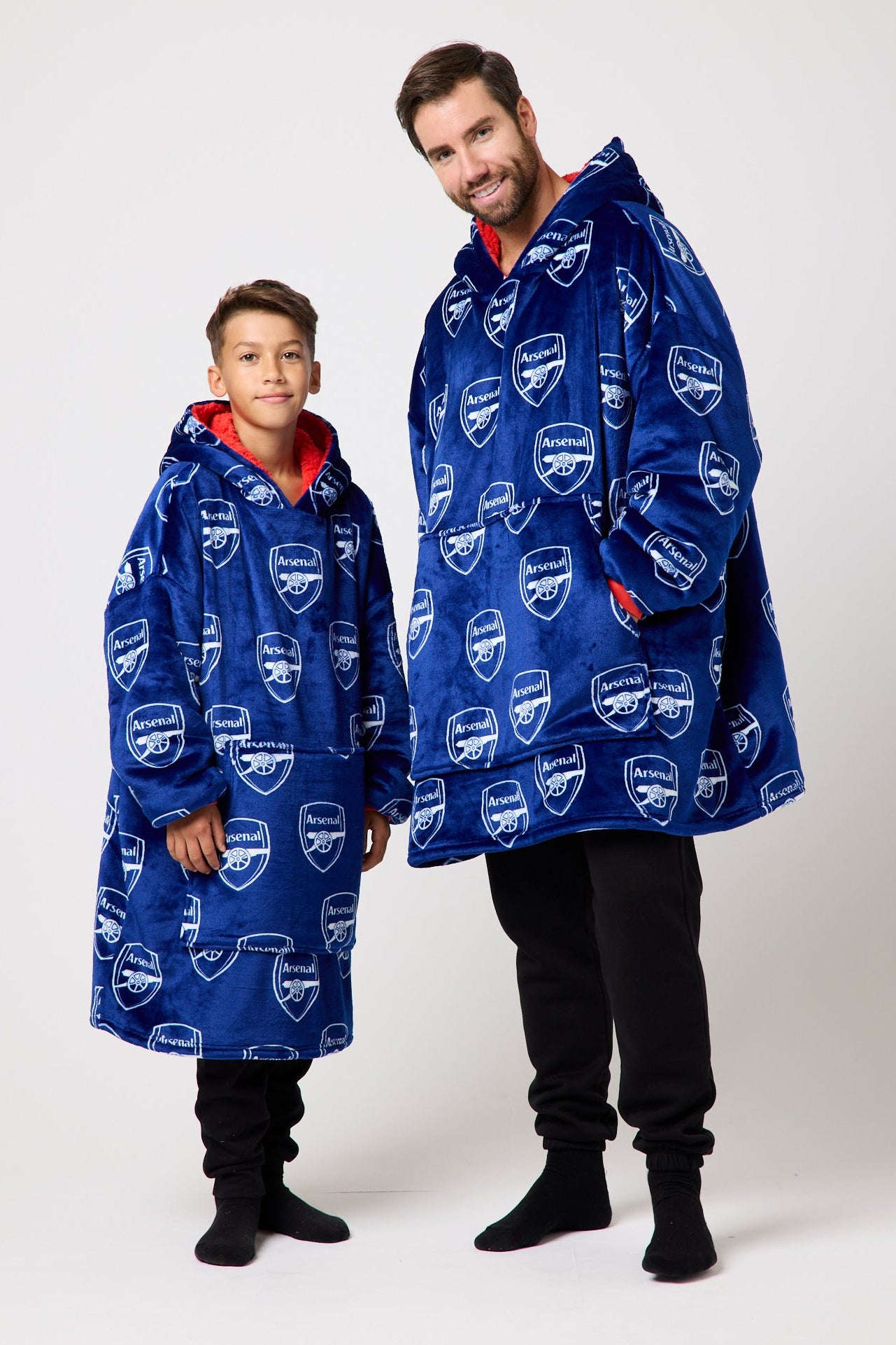 Snuggz Original Adults Arsenal Football Hooded Blanket