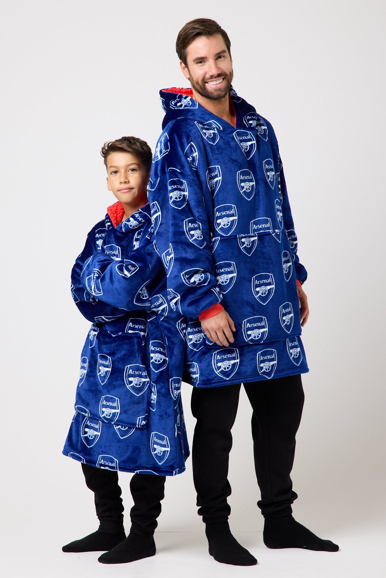 Snuggz Original Adults Arsenal Football Hooded Blanket