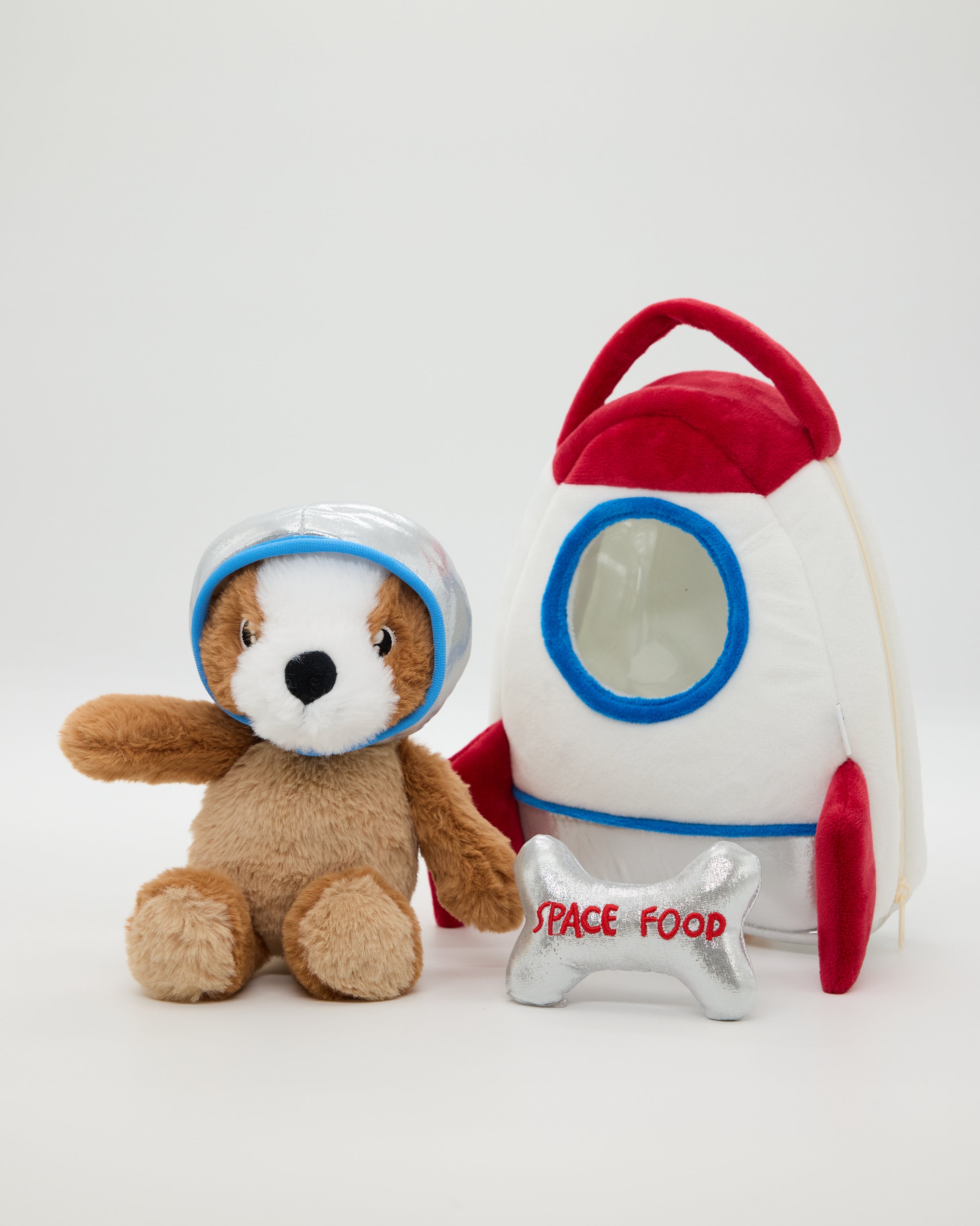 Snuggz Kids Astronaut Puppy & Rocket Plush Playset - Interactive Toy