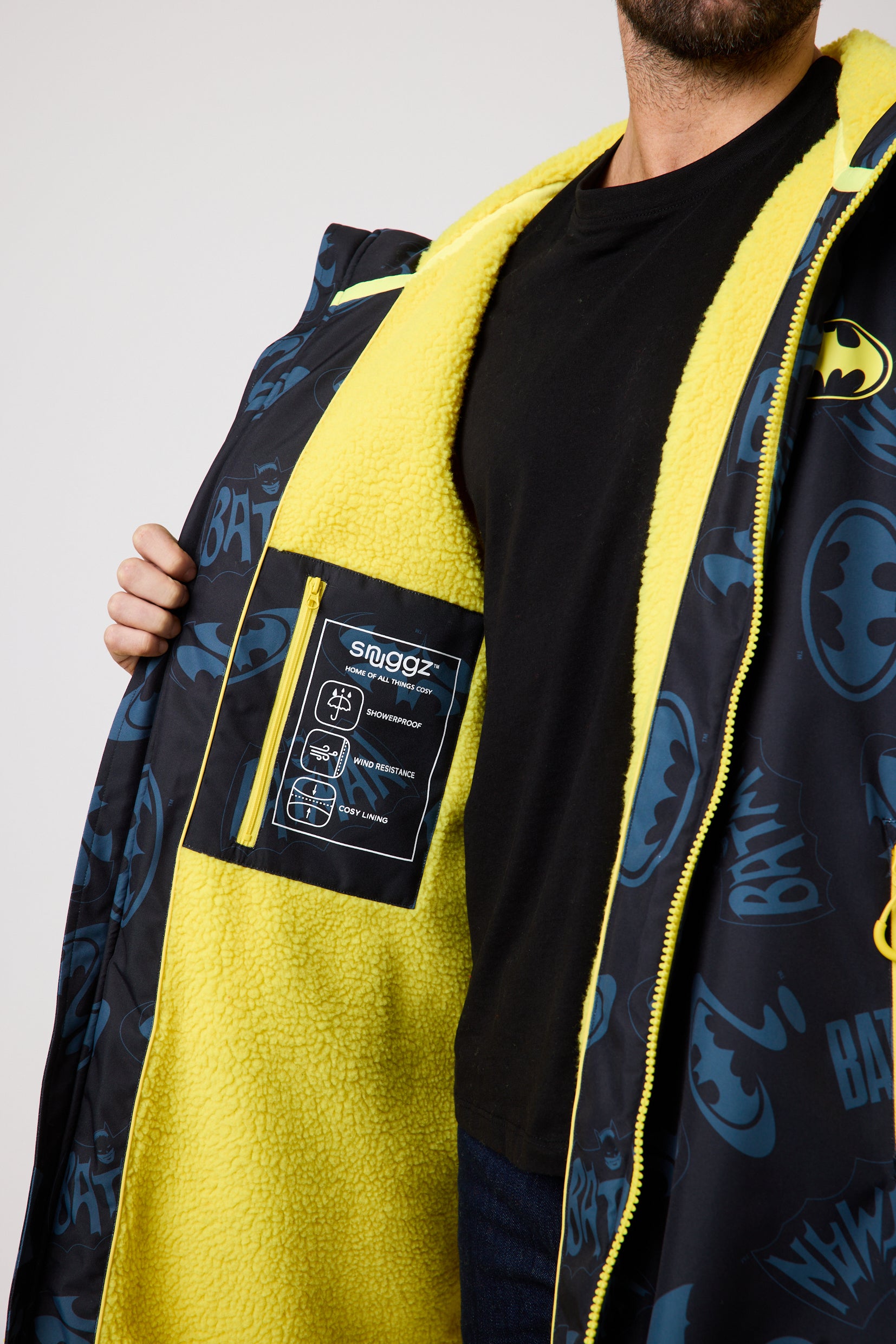 Snuggz Original Adult Batman Changing Robe