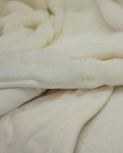 Snuggz Ivory Faux Fur Blanket