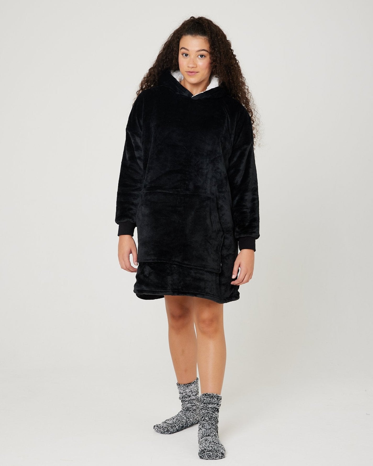 Snuggz Kids Original - Black Hooded Blanket