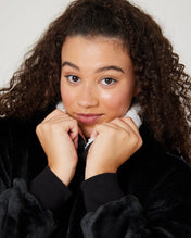 Snuggz Kids Original - Black Hooded Blanket