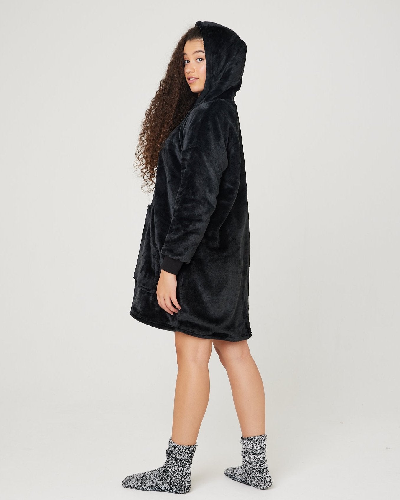 Snuggz Kids Original - Black Hooded Blanket