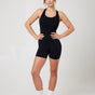 SnuggzFit Cross Back Biker Length Unitard