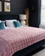 Snuggz Pink Faux Fur Blanket