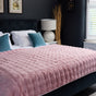 Snuggz Pink Faux Fur Blanket