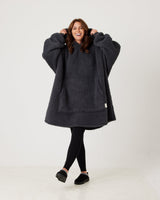 Snuggz Kids Lite - Charcoal Grey Hooded Blanket