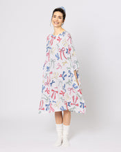 Snuggz Women Bow Print Bamboo Oversized Sleep Tee