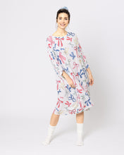 Snuggz Women Bow Print Bamboo Oversized Sleep Tee