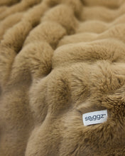 Snuggz Camel Faux Fur Blanket