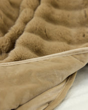 Snuggz Camel Faux Fur Blanket