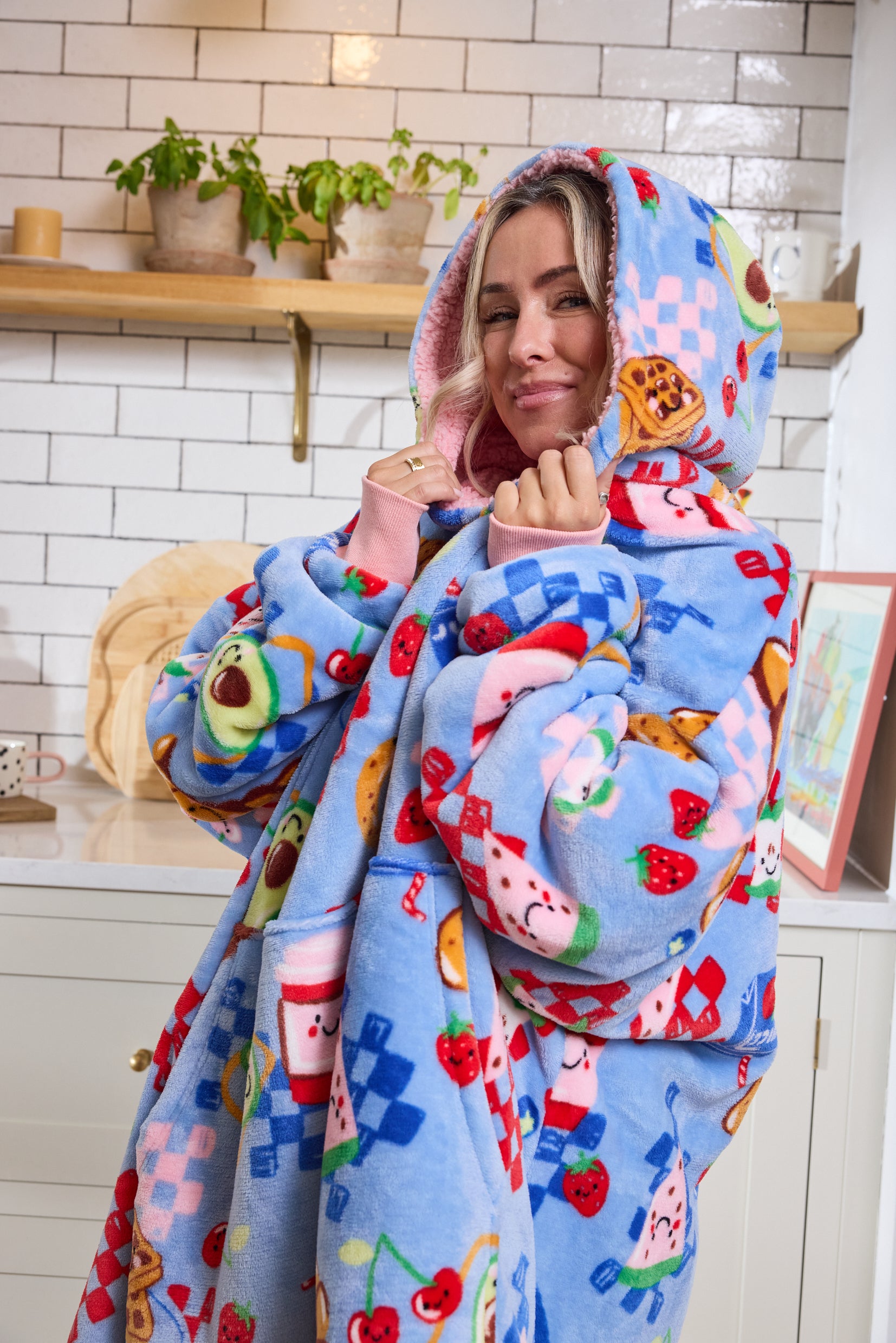 Snuggz Original Hooded Blanket - Brunch