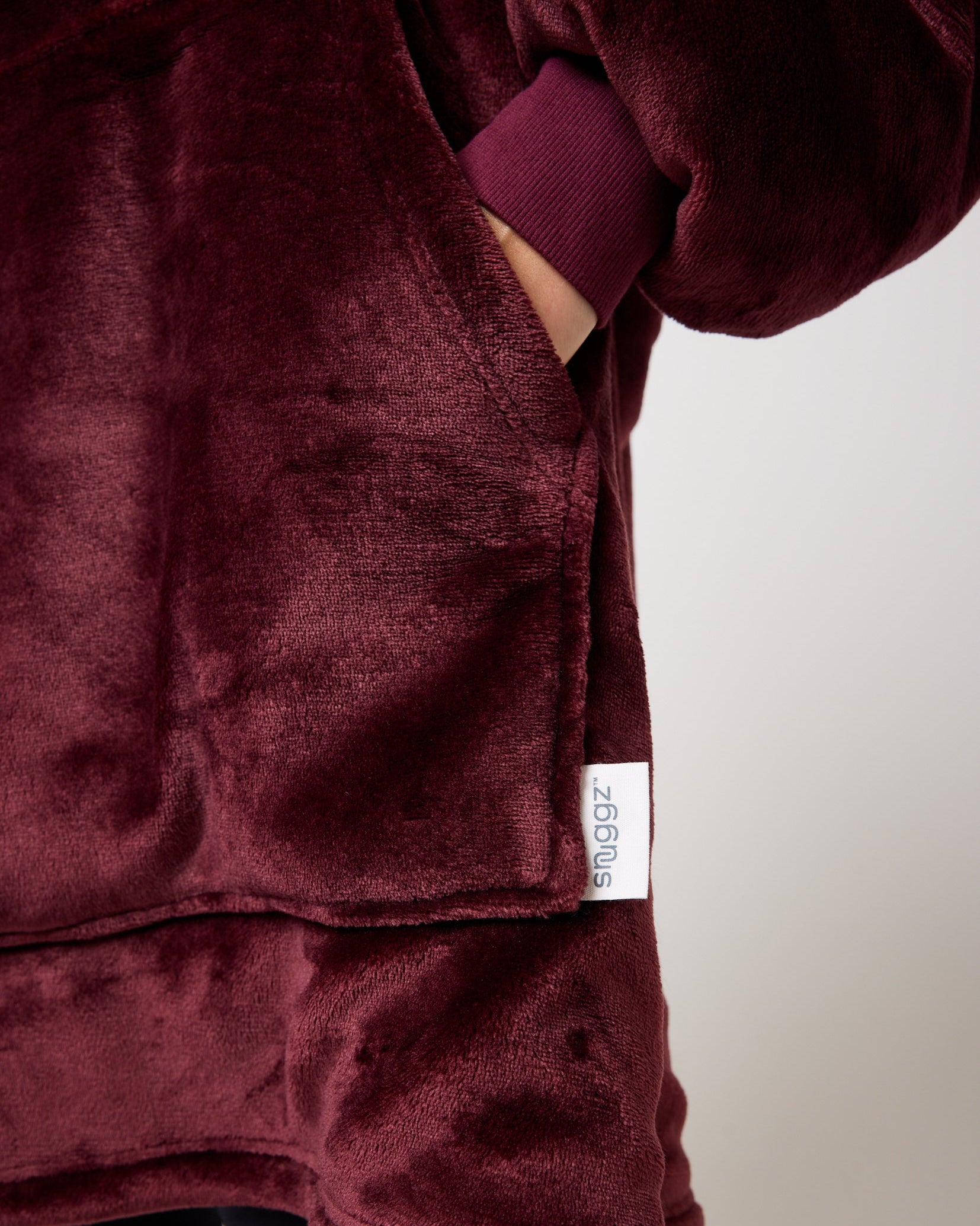 Snuggz Women Burgundy Original Hooded Blanket