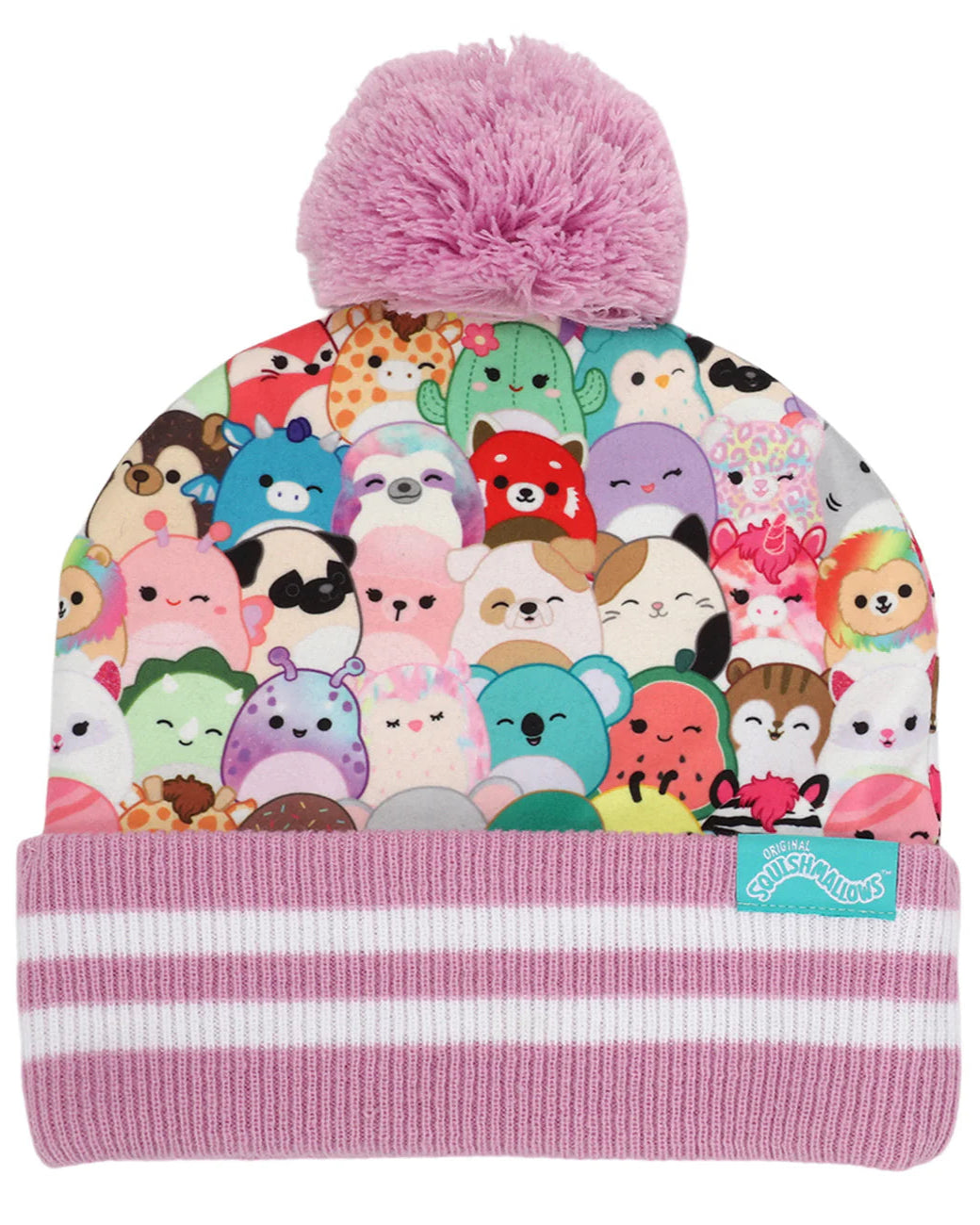 Squishmallows Characters Snuggz Youth Beanie Winter Hat & Gloves Combo