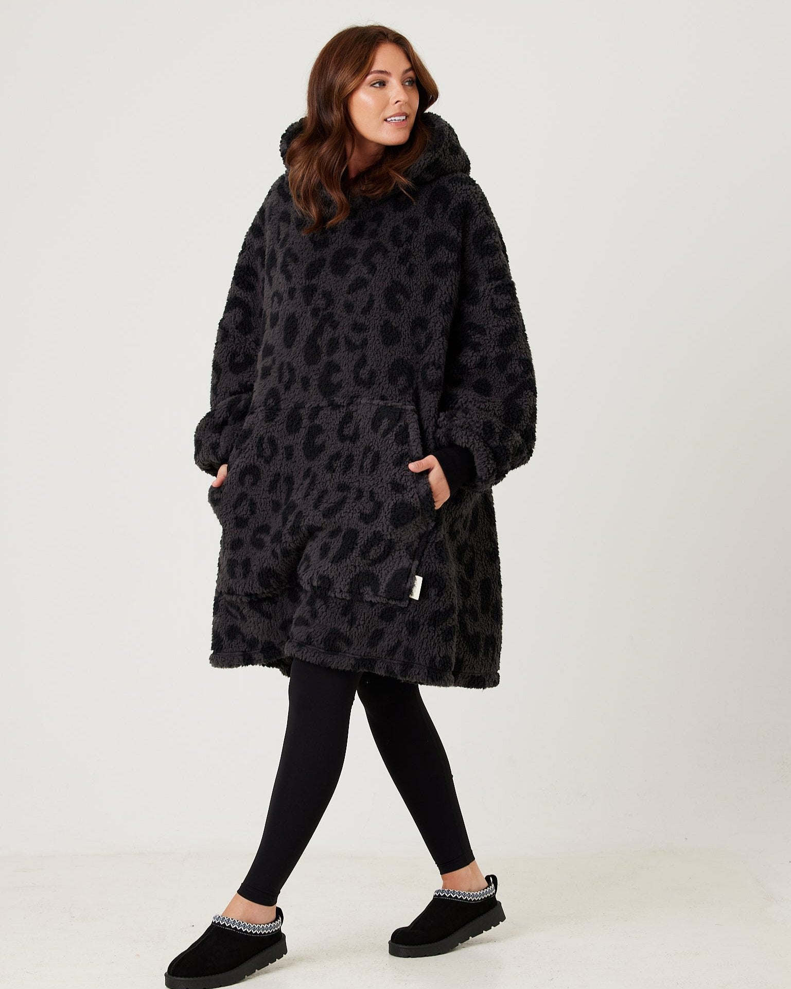 Snuggz Kids Lite - Charcoal Animal Hooded Blanket