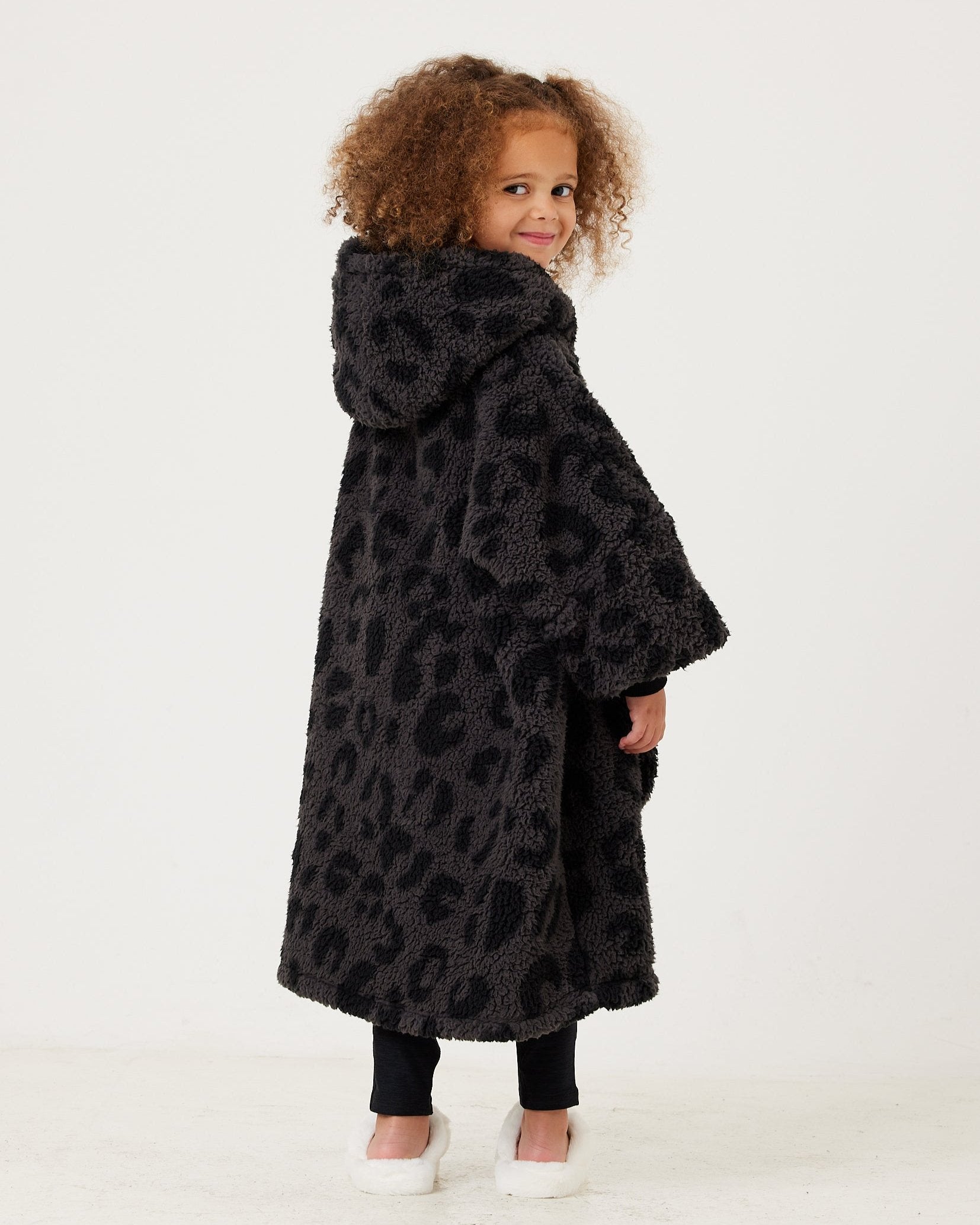 Snuggz Kids Lite - Charcoal Animal Hooded Blanket