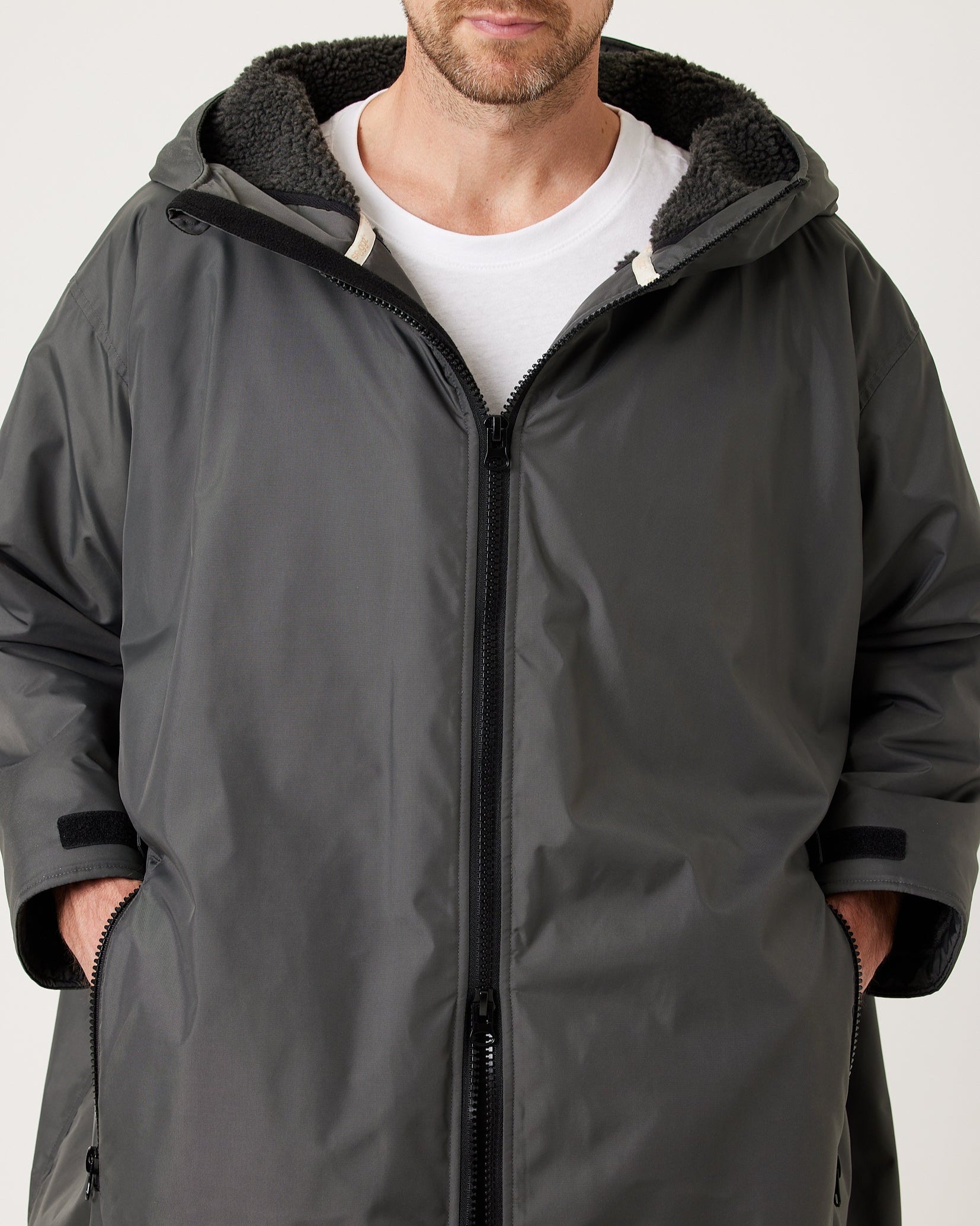 Snuggz Robe Snuggz Mens Charcoal Changing Robe