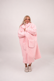 Snuggz Women Pink Reversible Changing Robe