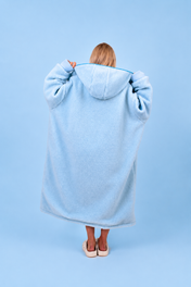 Snuggz  Women Blue Reversible Changing Robe