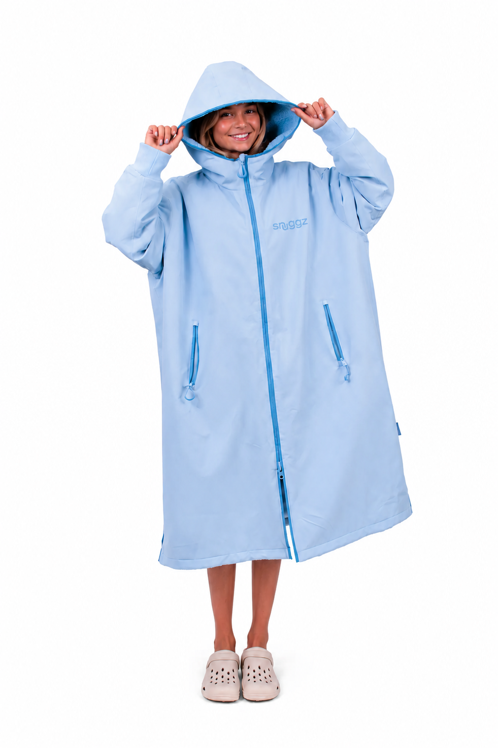 Snuggz Girls Blue Reversible Changing Robe