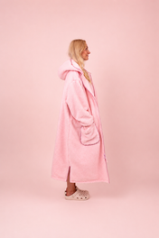 Snuggz Women Pink Reversible Changing Robe