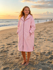 Snuggz Girls Pink Reversible Changing Robe
