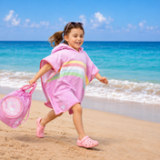 Snuggz Unicorn Towelling Beach Poncho With Swim Bag
