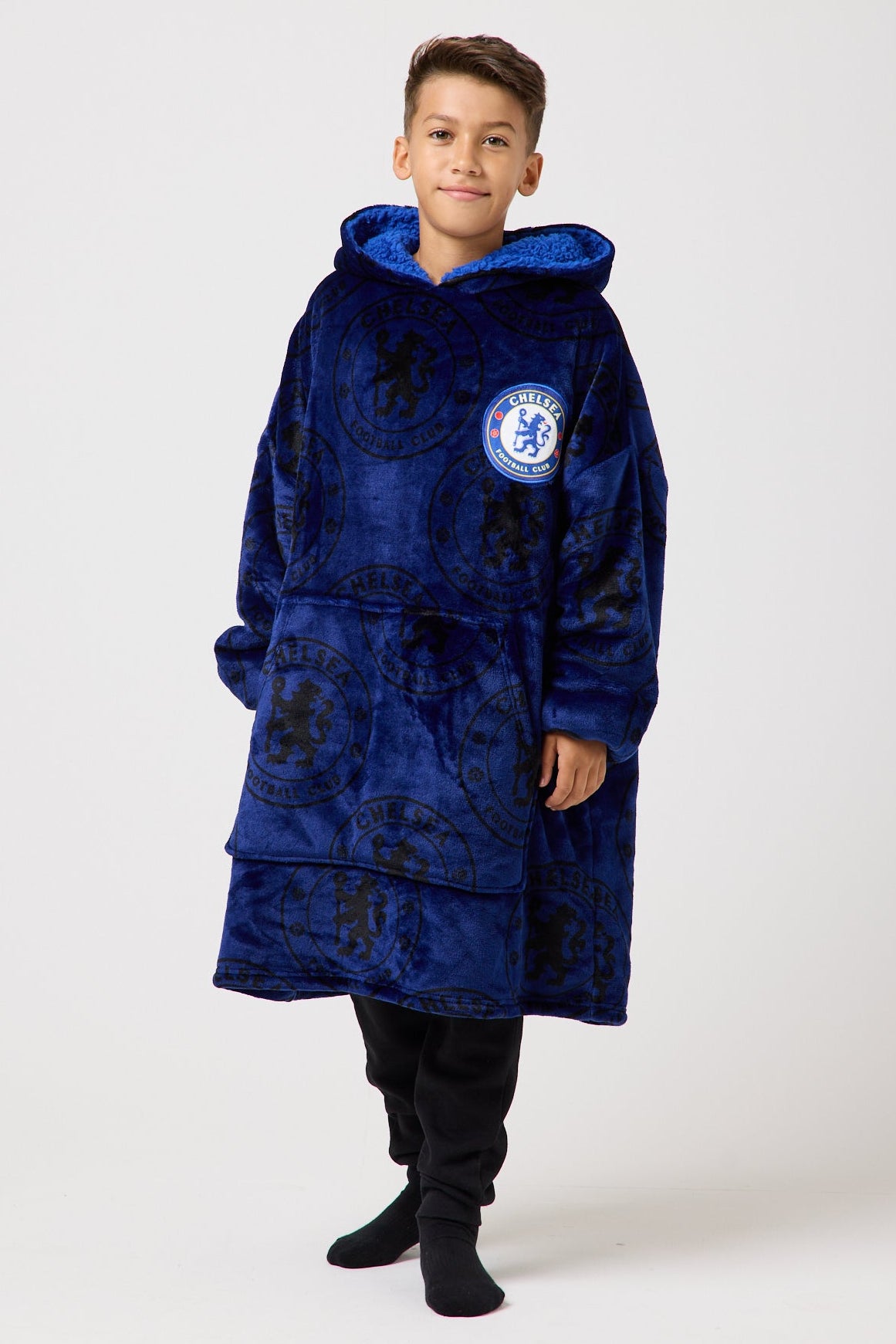 Snuggz Adults Original Chelsea Football Hooded Blanket