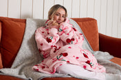 Snuggz Original Hooded Blanket - Cherry Bow