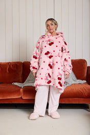 Snuggz Original Hooded Blanket - Cherry Bow