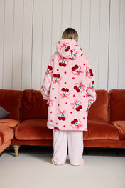 Snuggz Original Hooded Blanket - Cherry Bow