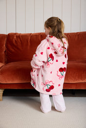 Snuggz Original Hooded Blanket - Cherry Bow