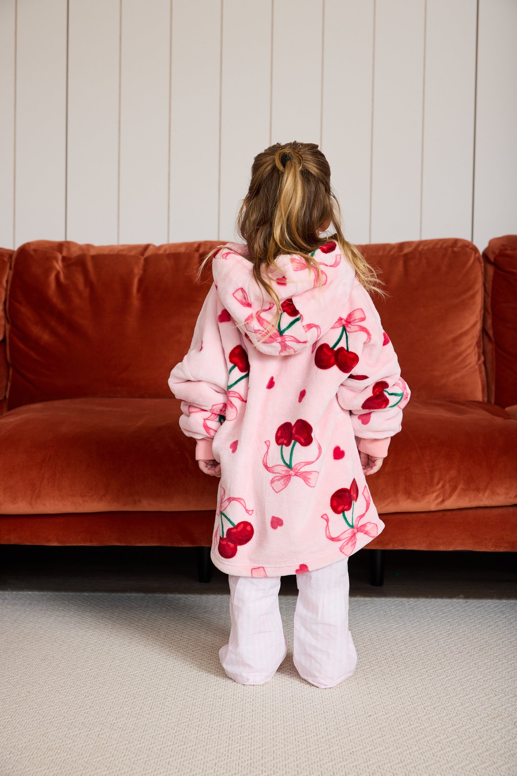 Snuggz Original Hooded Blanket - Cherry Bow