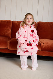 Snuggz Original Hooded Blanket - Cherry Bow