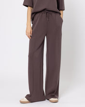 Snuggz Premium Chocolate Sandwash Scuba Wide Leg Joggers