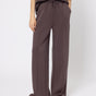 Snuggz Premium Chocolate Sandwash Scuba Wide Leg Joggers