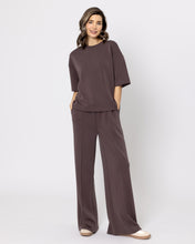 Snuggz Premium Chocolate Sandwash Scuba Boxy T-Shirt