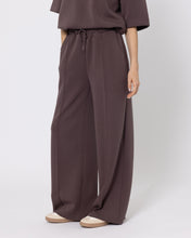 Snuggz Premium Chocolate Sandwash Scuba Wide Leg Joggers