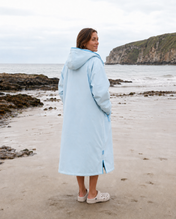 Snuggz  Women Blue Reversible Changing Robe