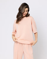 Snuggz Premium Coral Sandwash Boxy T-Shirt