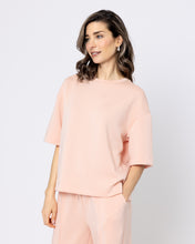 Snuggz Premium Coral Sandwash Boxy T-Shirt